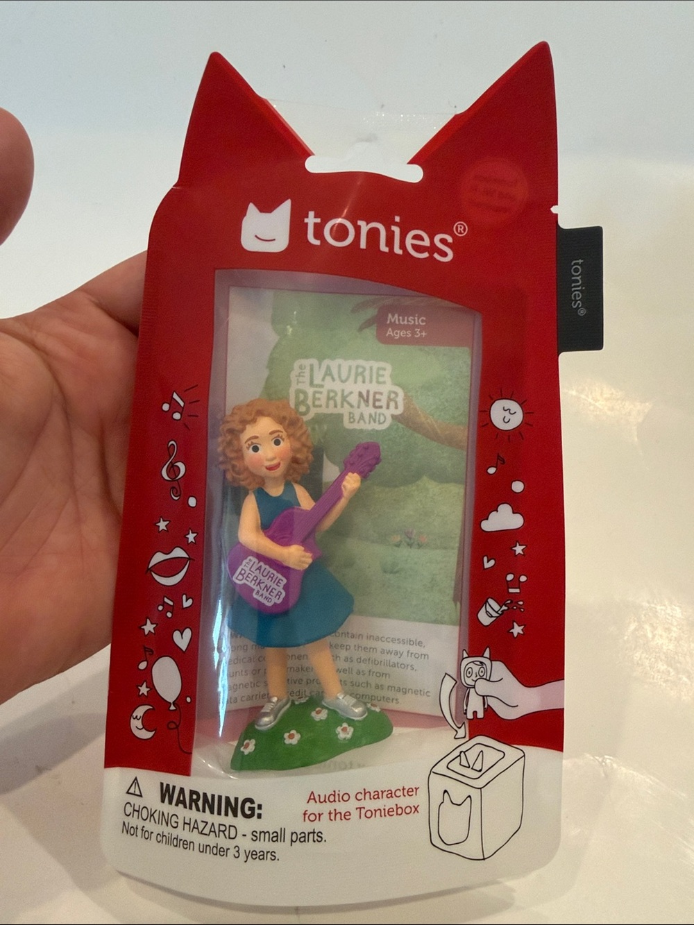 NWT Tonies Laurie Berkner Band Purple Guitar Girl Tonie - Kids Music Character